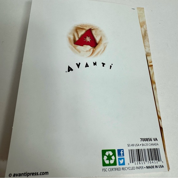 8 Avanti Greeting cards - Pug dogs in bed
Holiday: Valentine’s Day - Picture 7 of 8